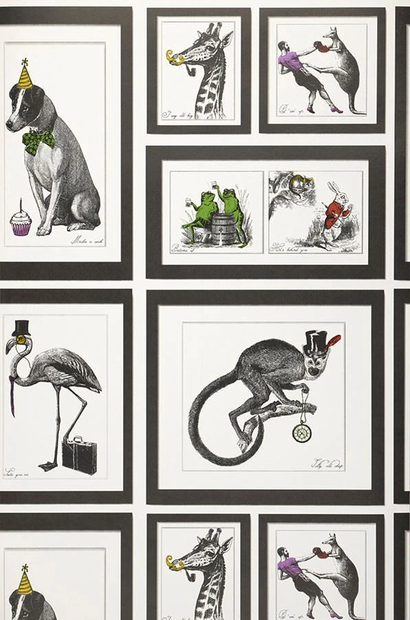 Tapete Maleme Schwarz – Bild 2