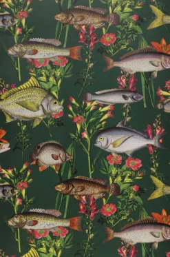 Tapete Pantea Dunkelgrün