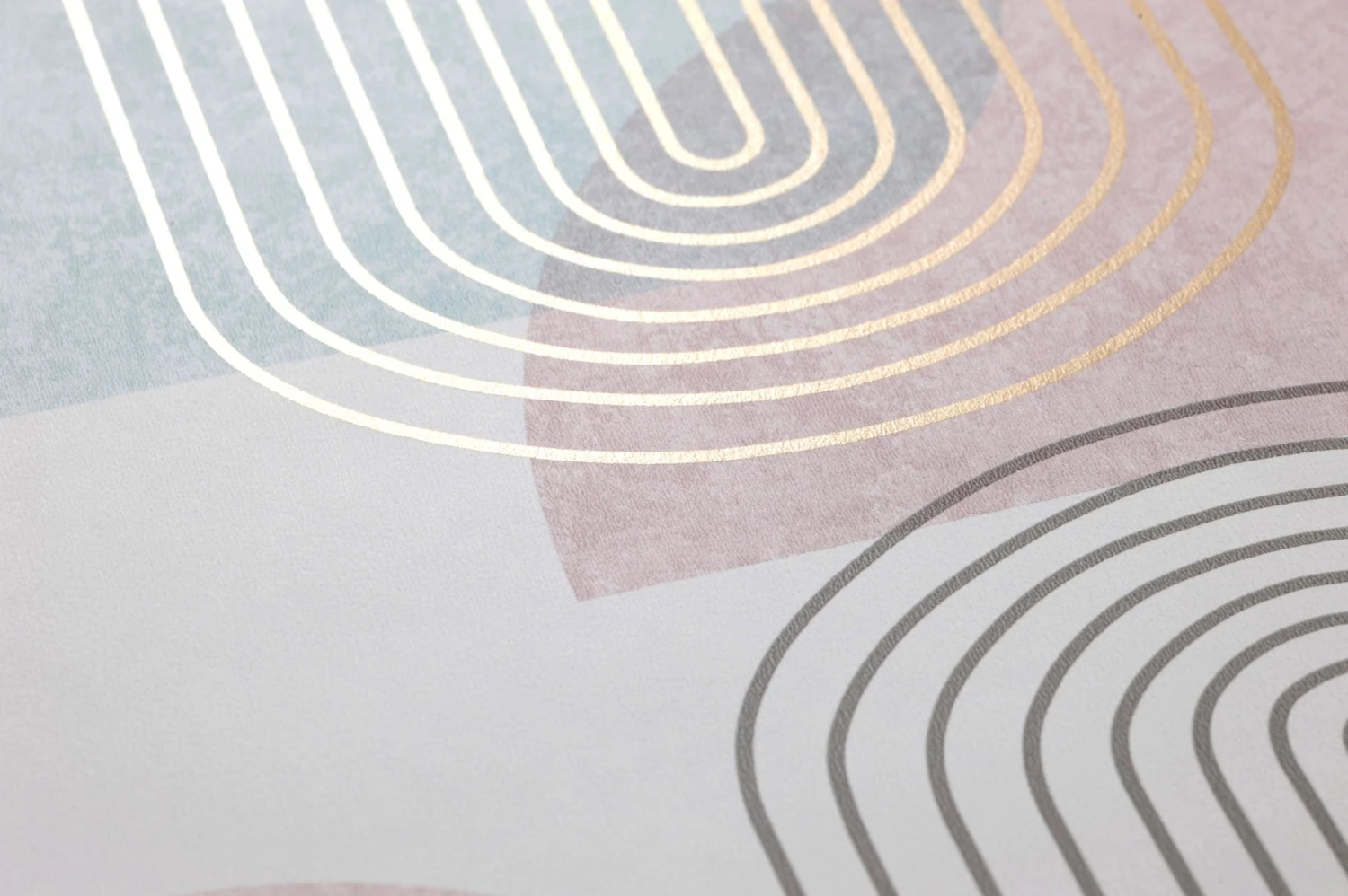 Tapete Ultra Pastelltürkis – Bild 3