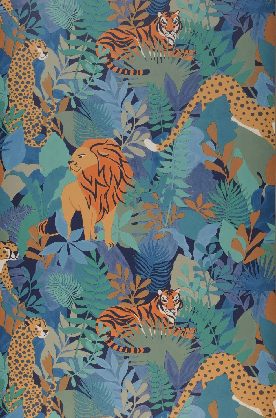 Tapete Saba Blau – Bild 2