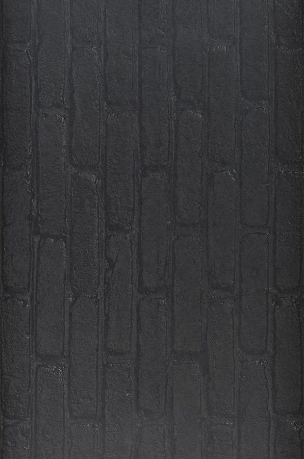 Tapete Bricks 01 Schwarzgrau – Bild 2