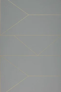 Ferm LIVING Tapete Lines Grau