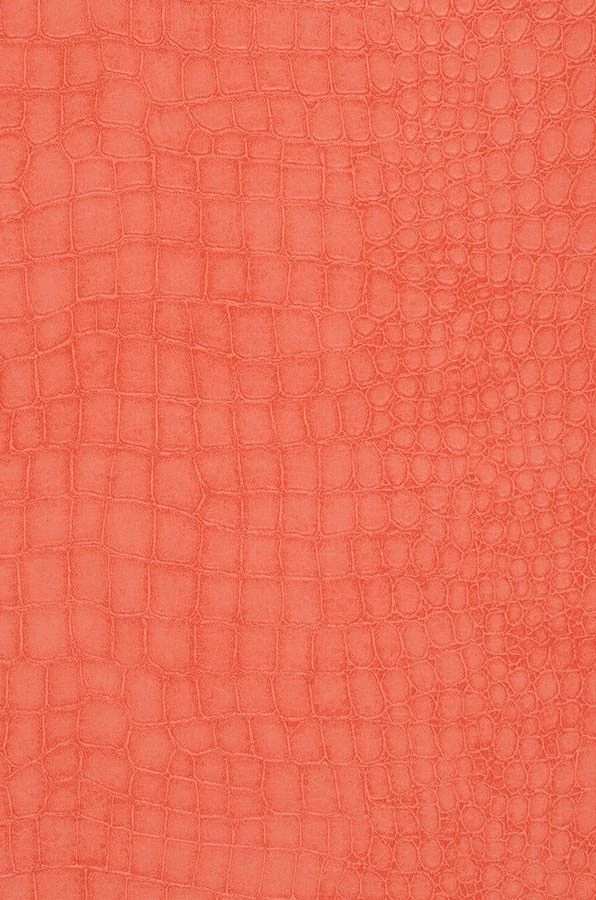 Tapete Caiman Lachsorange – Bild 2