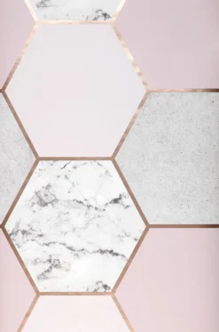 Tapete Novara Hellrosa