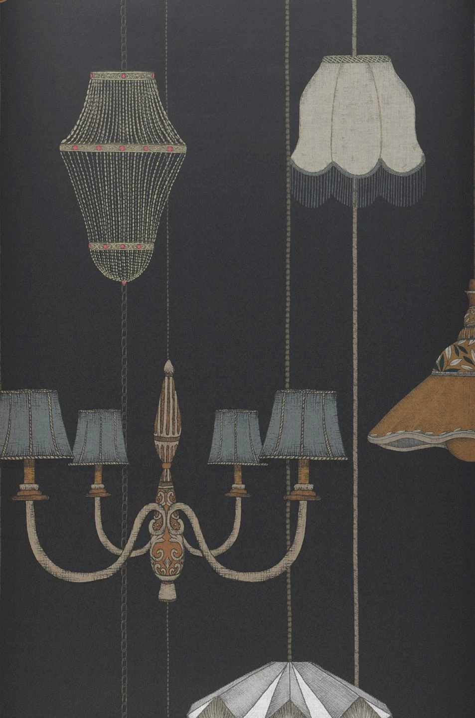 Tapete Lampshade Heaven Anthrazitgrau – Bild 2