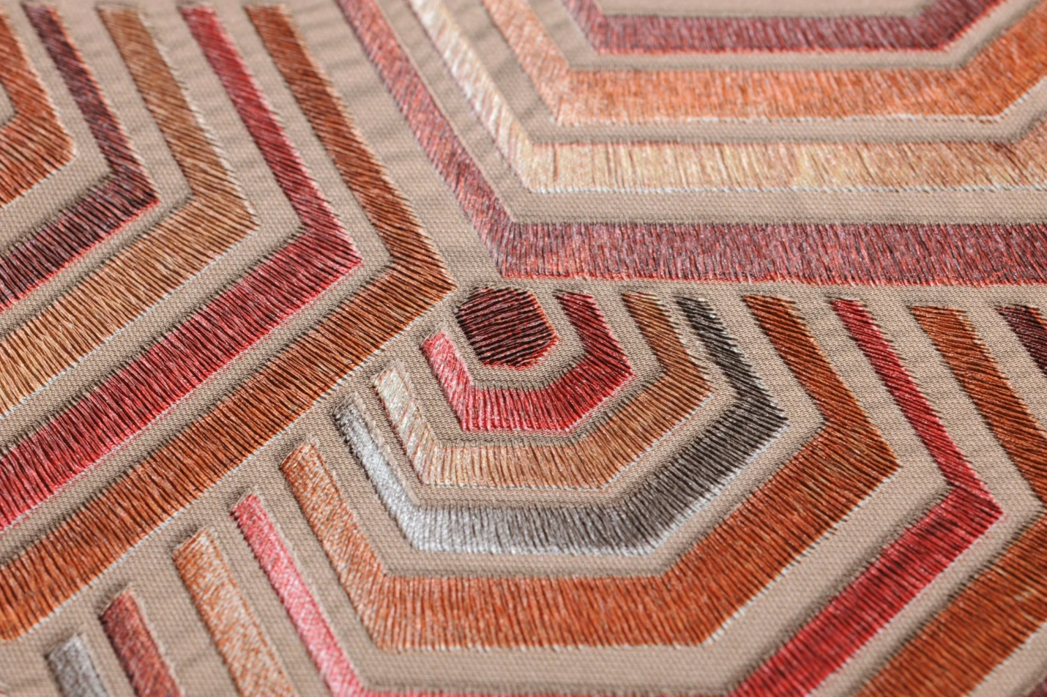 Tapete Baccara Orange – Bild 3