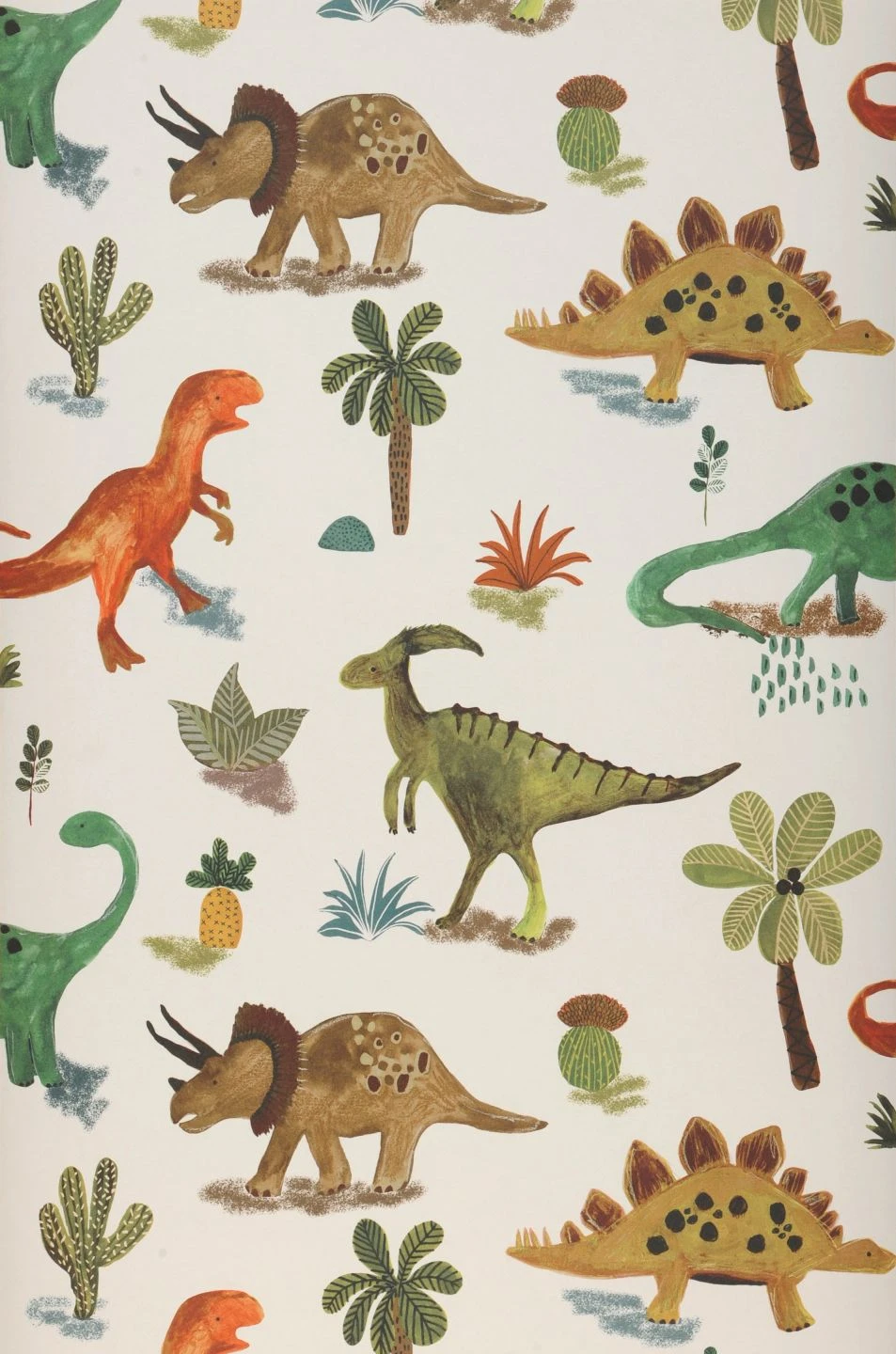 Tapete Dino Paradise Cremeweiss – Bild 2