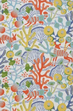 Tapete Serena Korallenrot