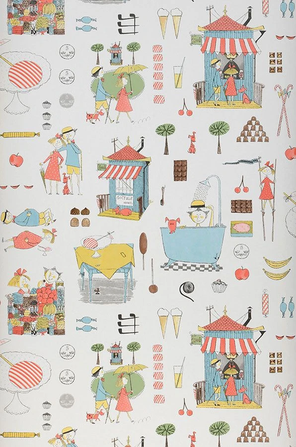 Tapete Hettie Hellblau – Bild 2