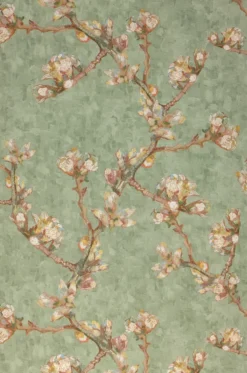 Tapete VanGogh Bloomy Blassgrün