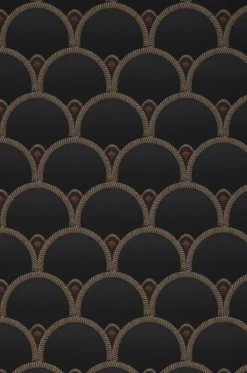 Tapete Moxie Schwarzgrau