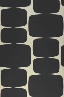 Tapete Waris Schwarz