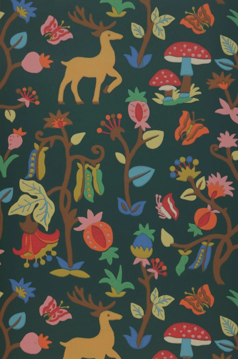 Tapete Fairytale Forest Dunkelgrün – Bild 2
