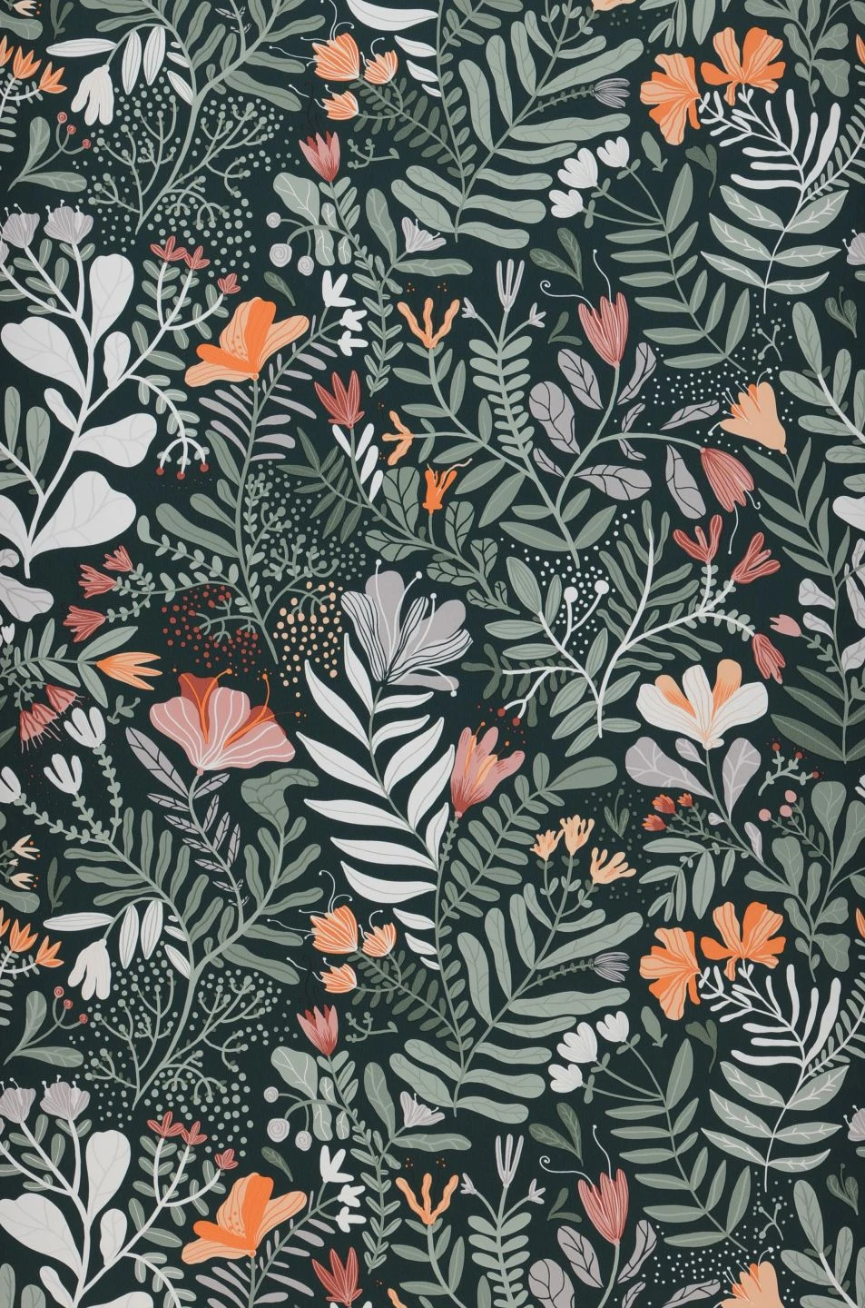 Tapete Pavonia Blaugrün – Bild 2