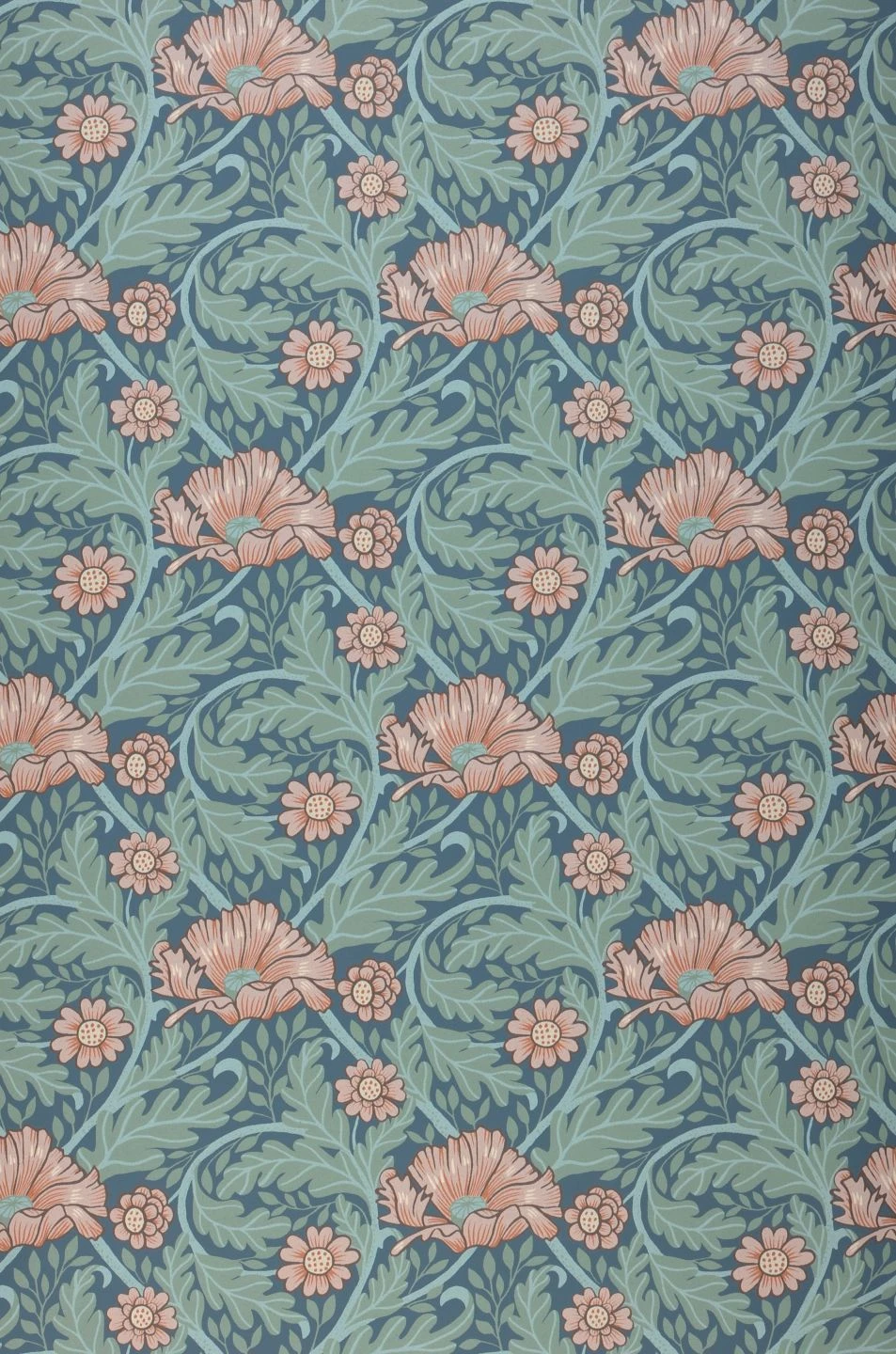 Tapete Hilde Blaugrau