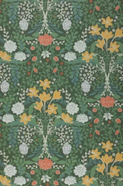 Tapete Kristina Dunkelgrün