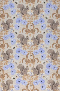 Tapete Pihla Grauweiss