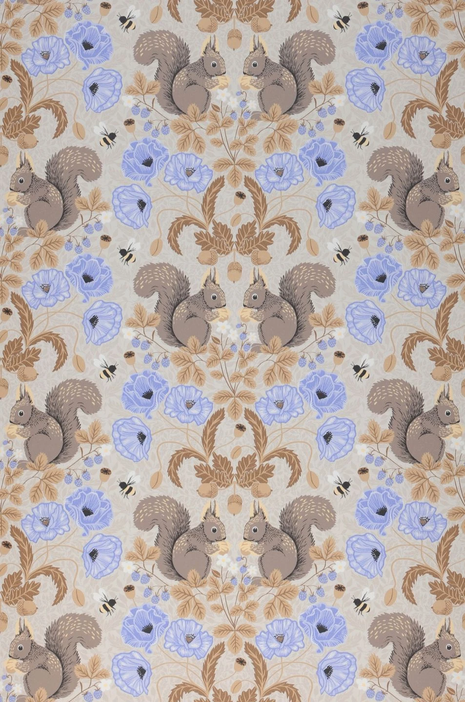 Tapete Pihla Grauweiss