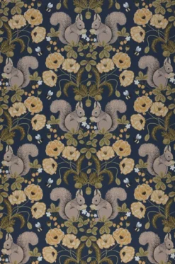 Tapete Pihla Dunkelblau