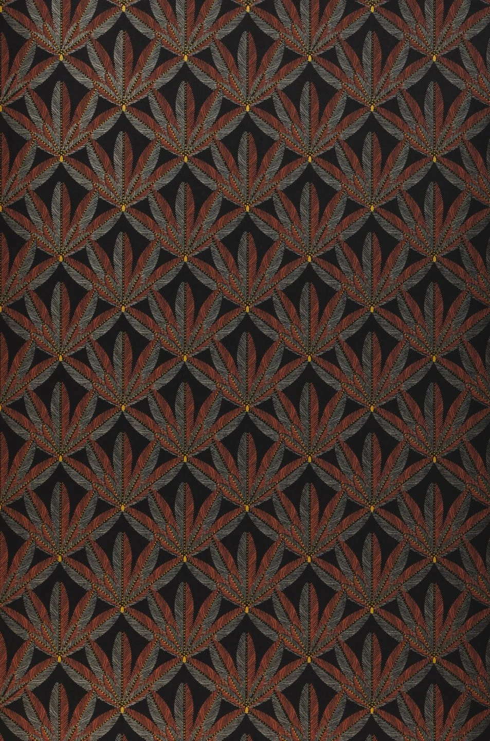 Tapete Zardozi Kupferbraun – Bild 2