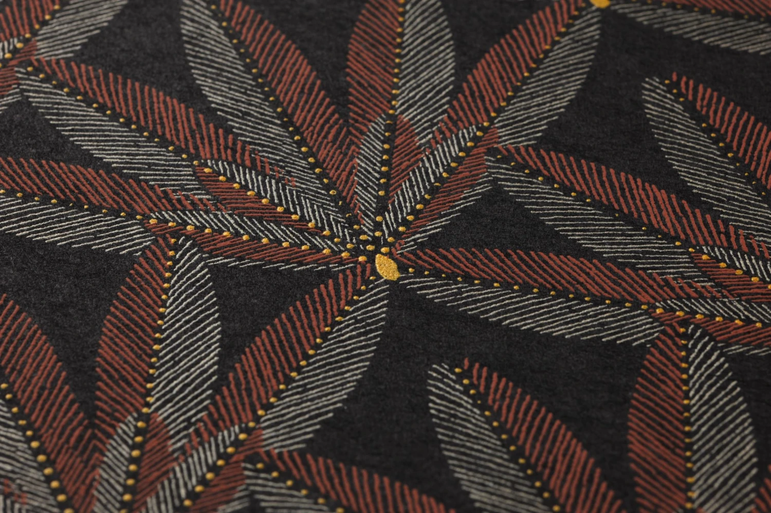 Tapete Zardozi Kupferbraun – Bild 3