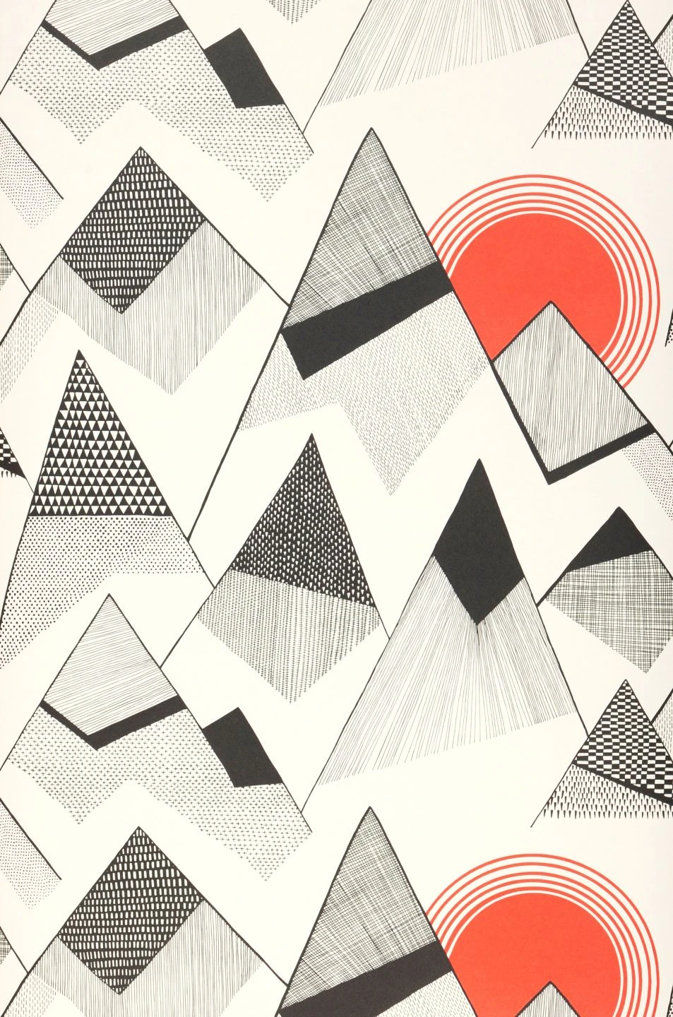 Tapete Mountains Rot – Bild 2