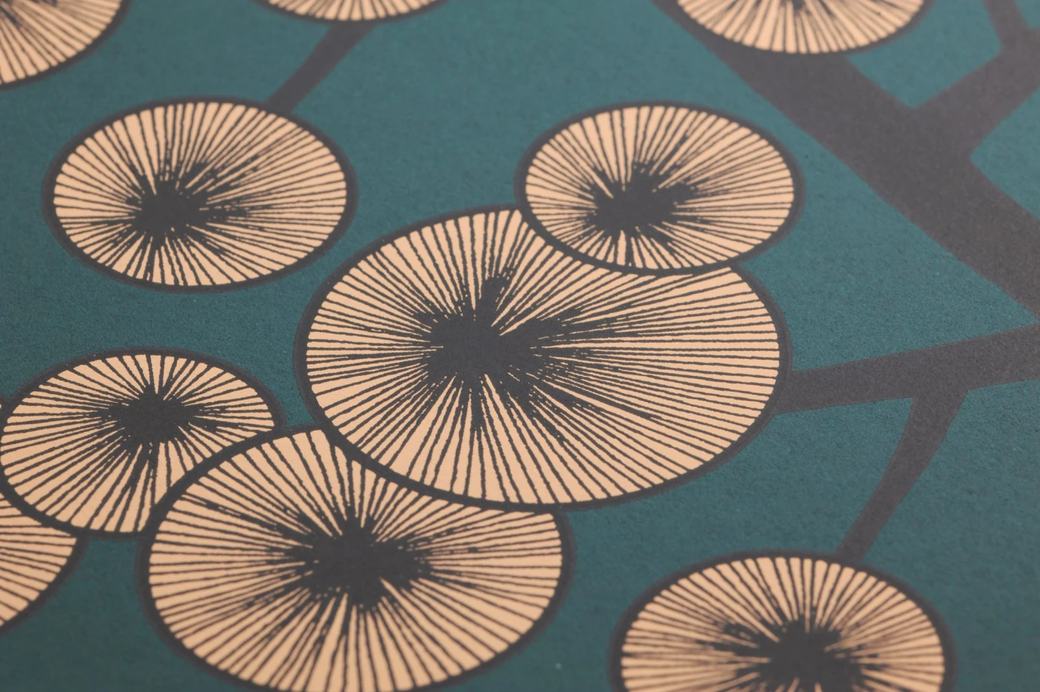 Tapete Cotton Tree Blaugrün – Bild 3