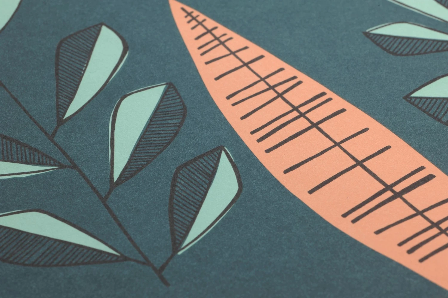 Tapete Garden City Blaugrün – Bild 3