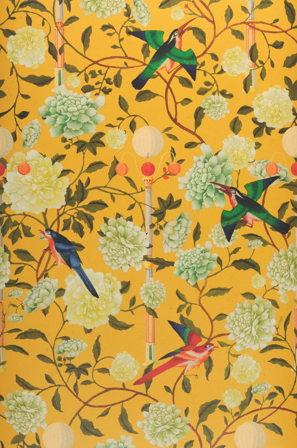 Wandbild The Garden Of Immortality Gelb – Bild 2