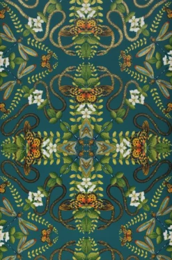 Tapete Hakama Wasserblau