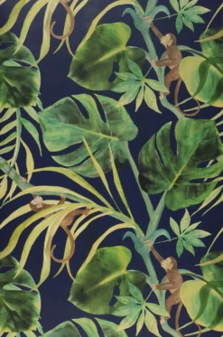 Tapete Jungle Jim Kobaltblau