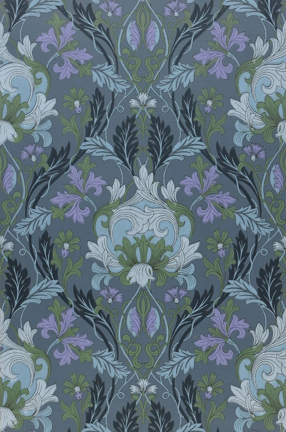 Tapete Denisa Blaugrau