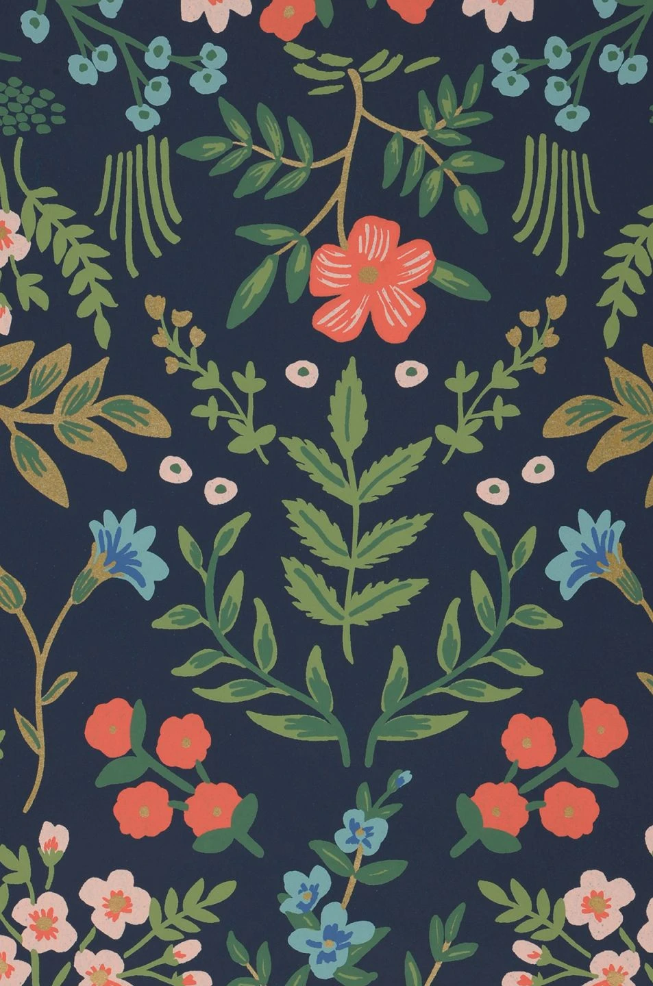 Tapete Wildwood Stahlblau – Bild 2