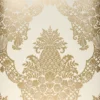 Tapete Pineapple Damask Perlgold