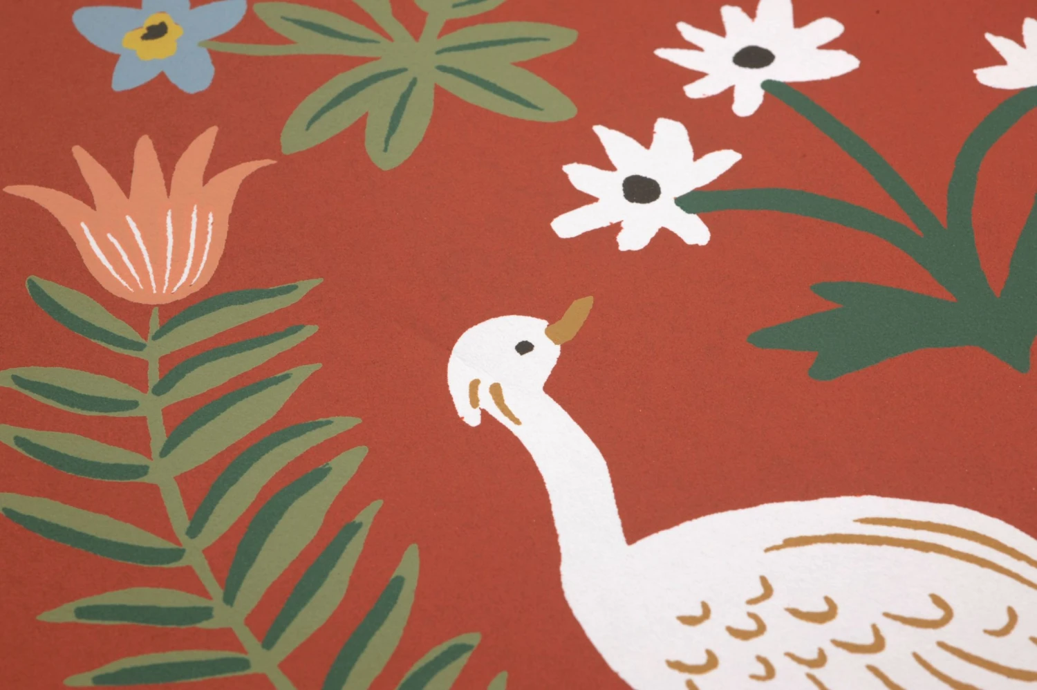 Tapete Menagerie Kupferbraun – Bild 3