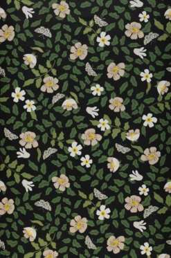 Selbstklebende Tapete Primrose Field Schwarz