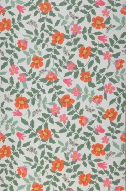 Selbstklebende Tapete Primrose Field Weiss