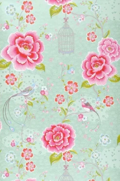 Tapete Amina Weissgrün