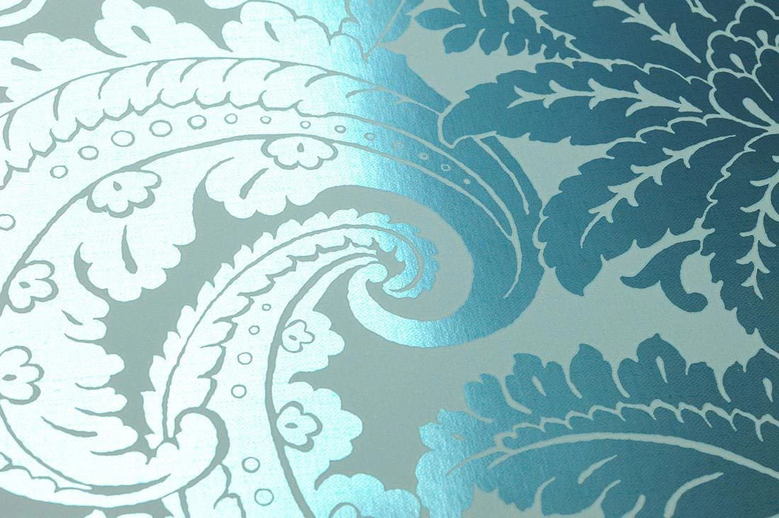 Tapete Nemesis Smaragdgrün Glanz – Bild 3