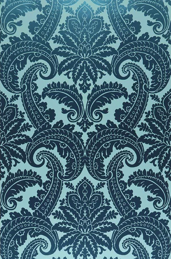 Tapete Nemesis Smaragdgrün Glanz – Bild 2