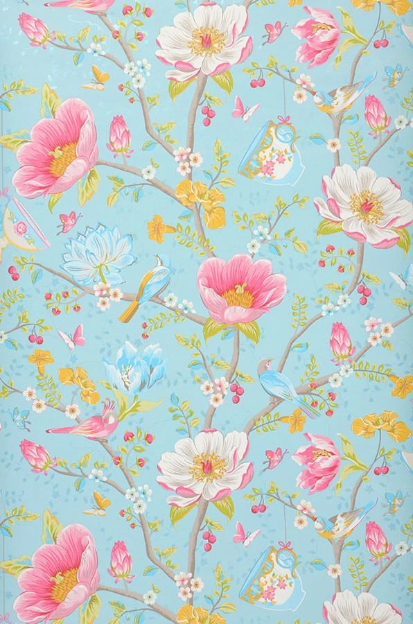 Tapete Luna Pastellblau – Bild 2