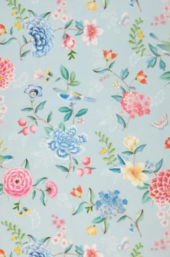 Tapete Vanity Hellblau