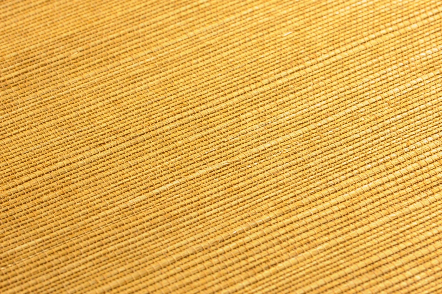 Tapete Sisal On Roll 03 Honiggelb – Bild 3