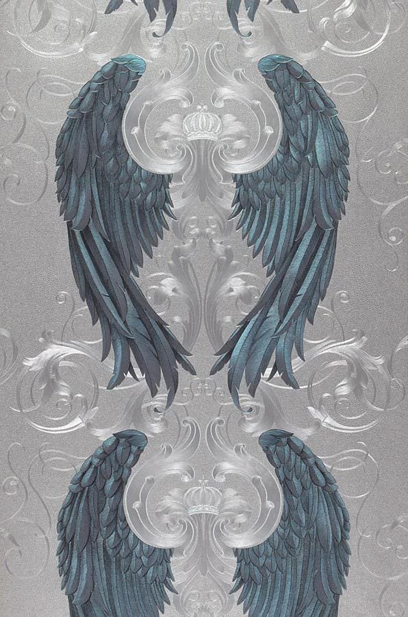 Tapete Morrigan Dunkelblau