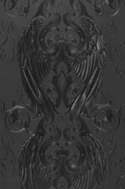 Tapete Morrigan Schwarz