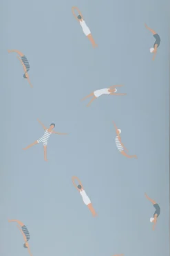 Tapete Water Dancer Hellgraublau