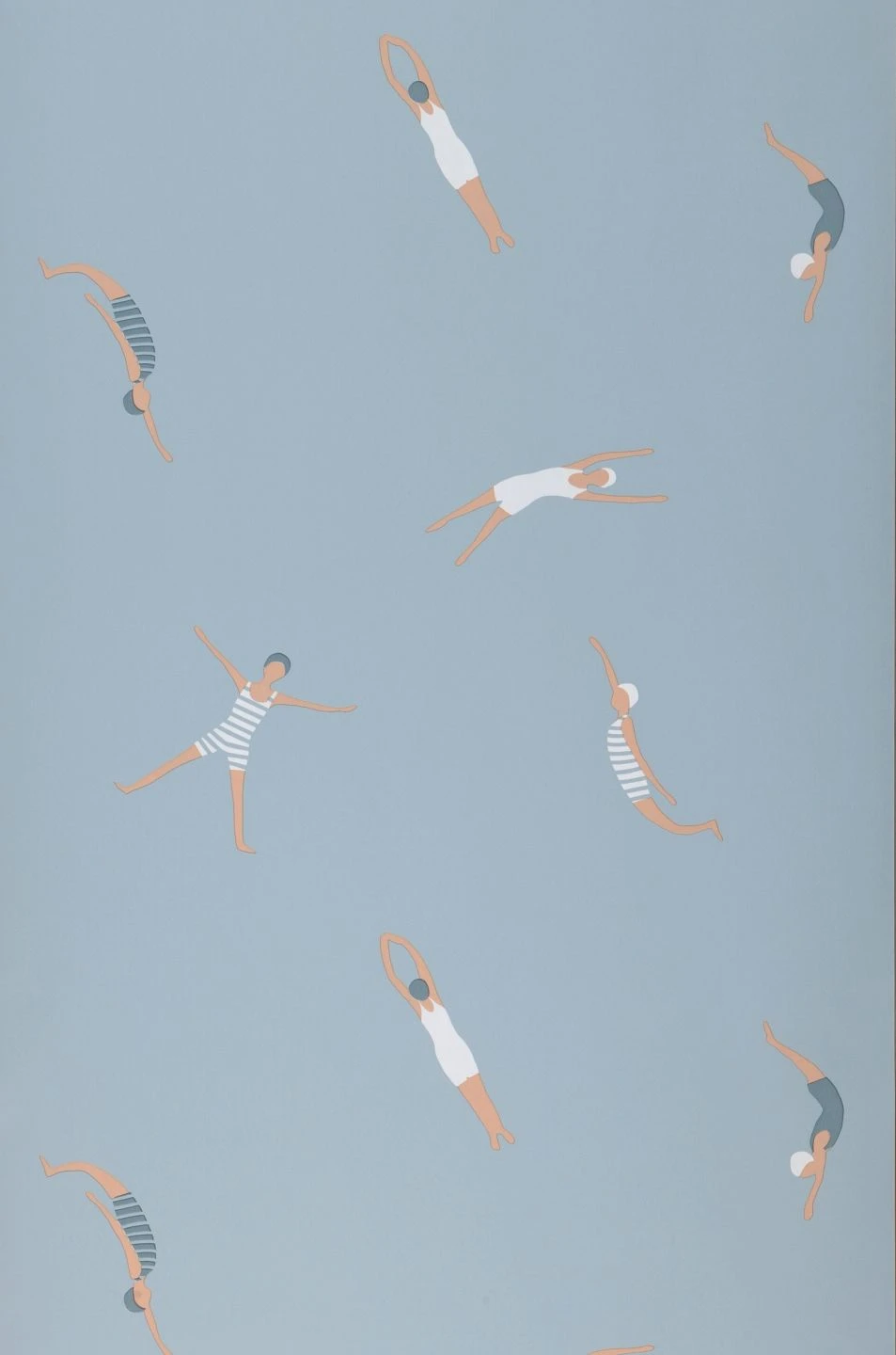 Tapete Water Dancer Hellgraublau