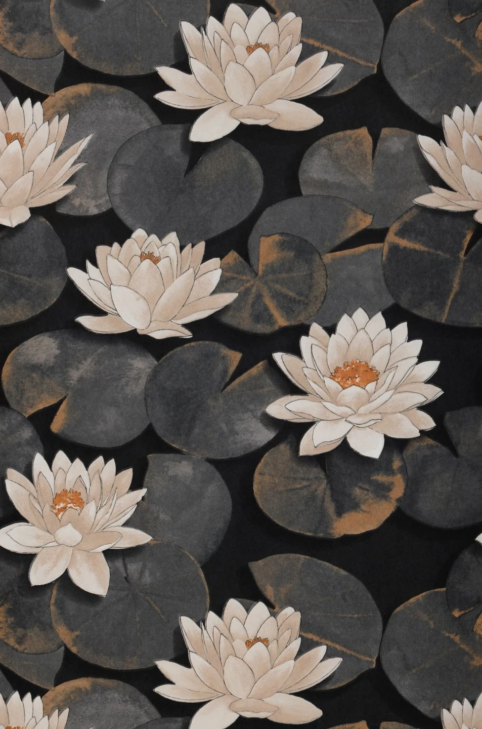 Tapete Mathilde Anthrazit – Bild 2