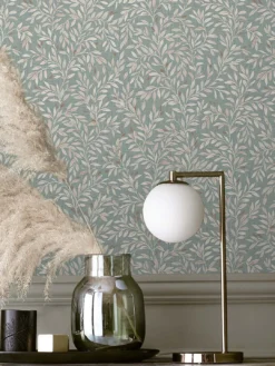 Tapete Abbey Hellblaugrau