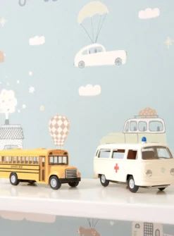 Tapete Above The Clouds Hellblau